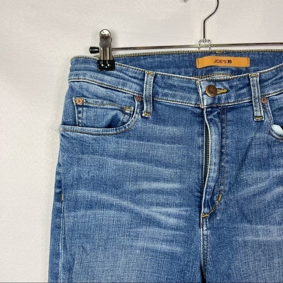 Joe's Jeans The Charlie High Rise Skinny Ankle Frayed Hem Jeans 29 - Picture 4 of 7